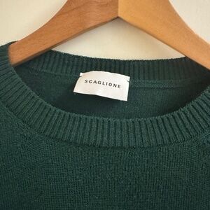 Scaglione Green Mens Sweater